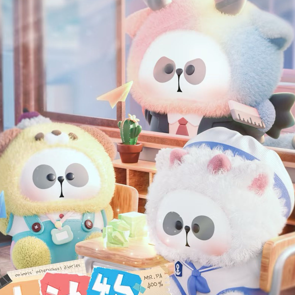 Mr.Pa Animals‘After School Diaries Series 400% Plush Toy