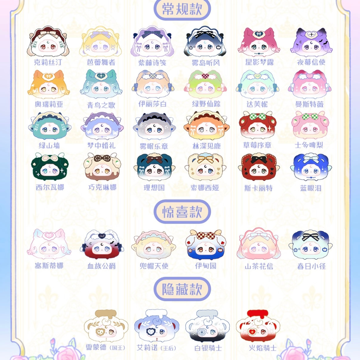 Bunny Waltz of The Rose Mini Bean Blind Box