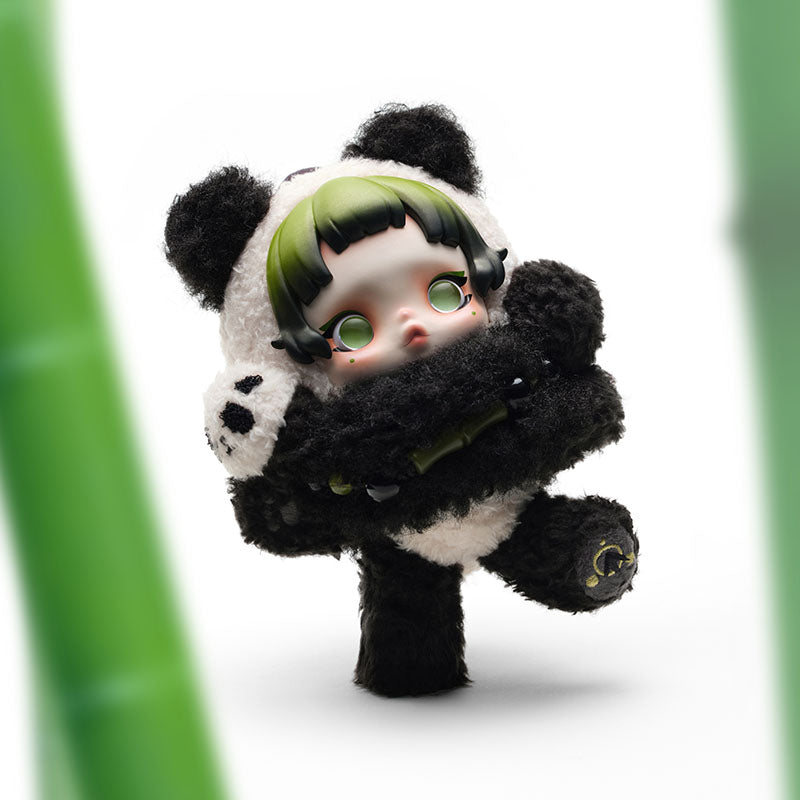 Lady Panda Plush Skullpanda Hanging Card