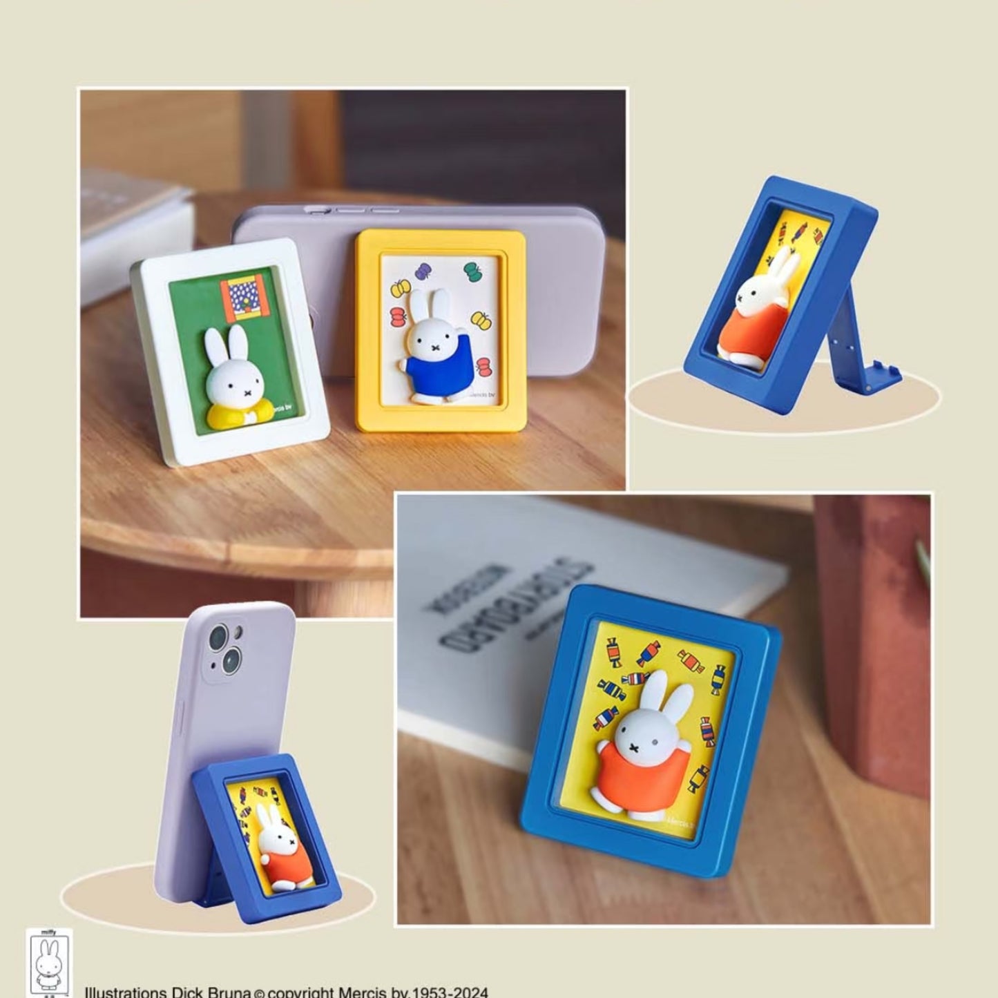 Miffy Frame Refrigerator Magnet Series Mini Blind Box