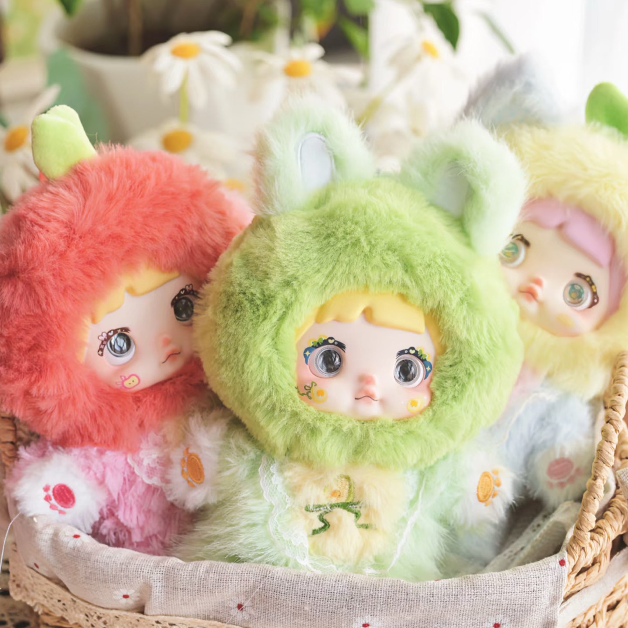thumbnail interactive-video image 1 of Nommi Fruit Series Blind Box Toys - Random Cute Vinyl Face Doll Collectible Figure, ~20cm, For Teens & Adults 1 of 4