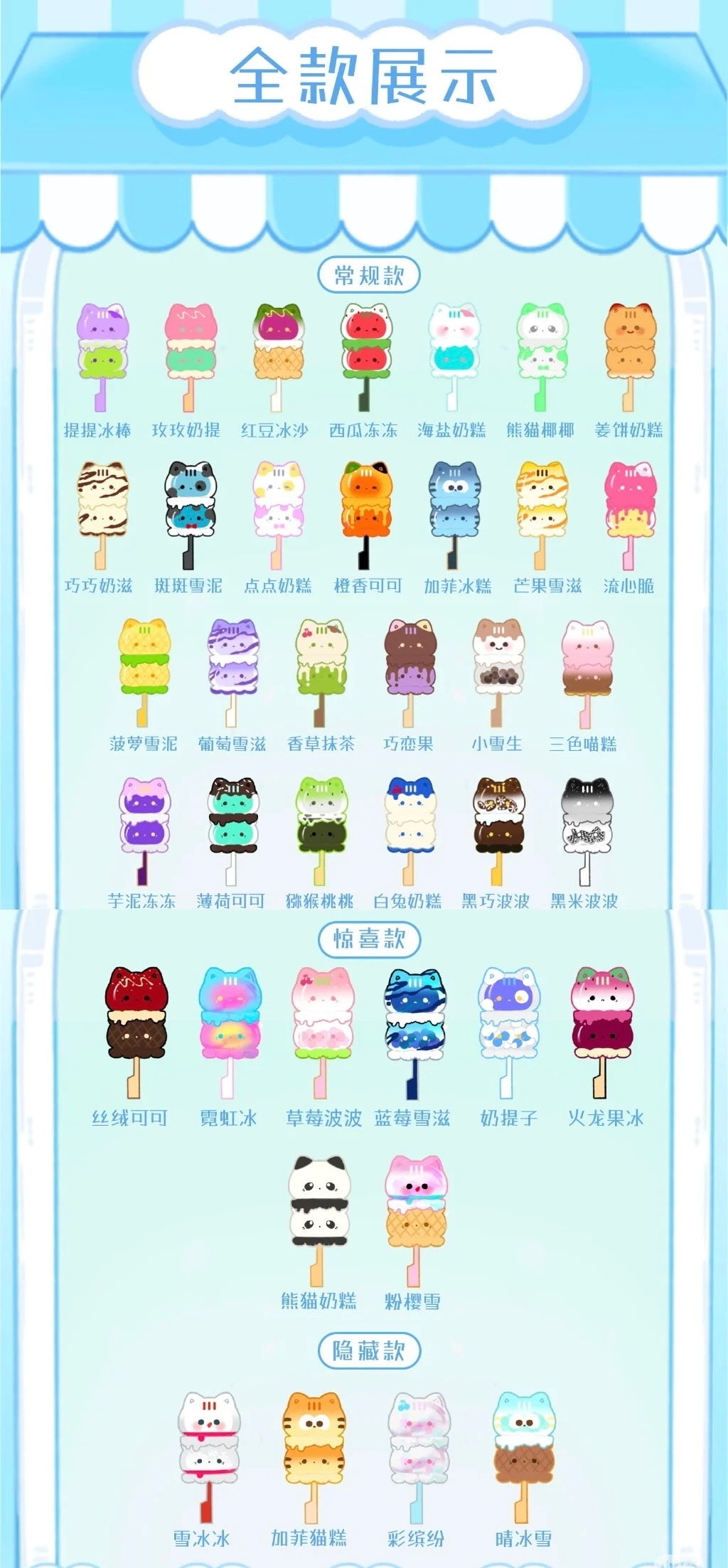 Octcat Ice Cream Mini Bean Series Blind Box