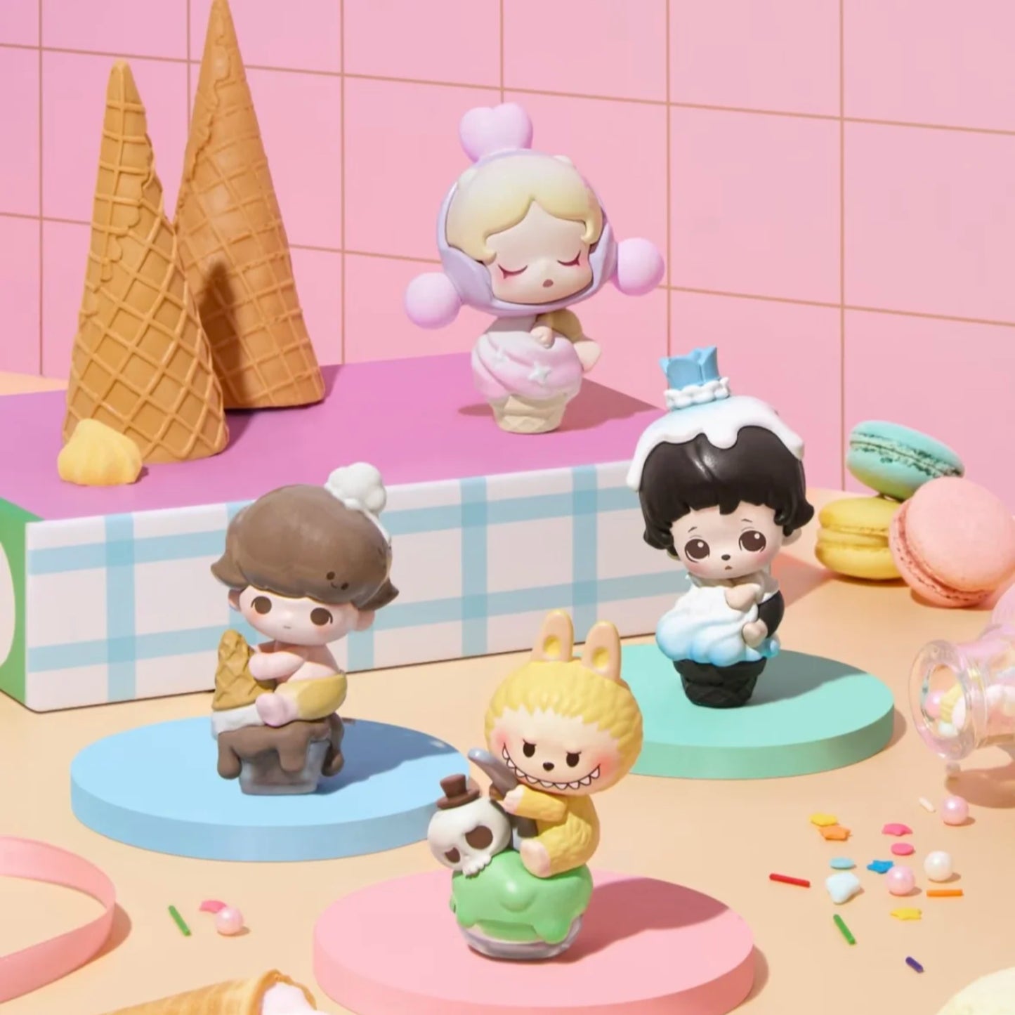 POP BEAN Ice Cream Cone Mini Bean Set