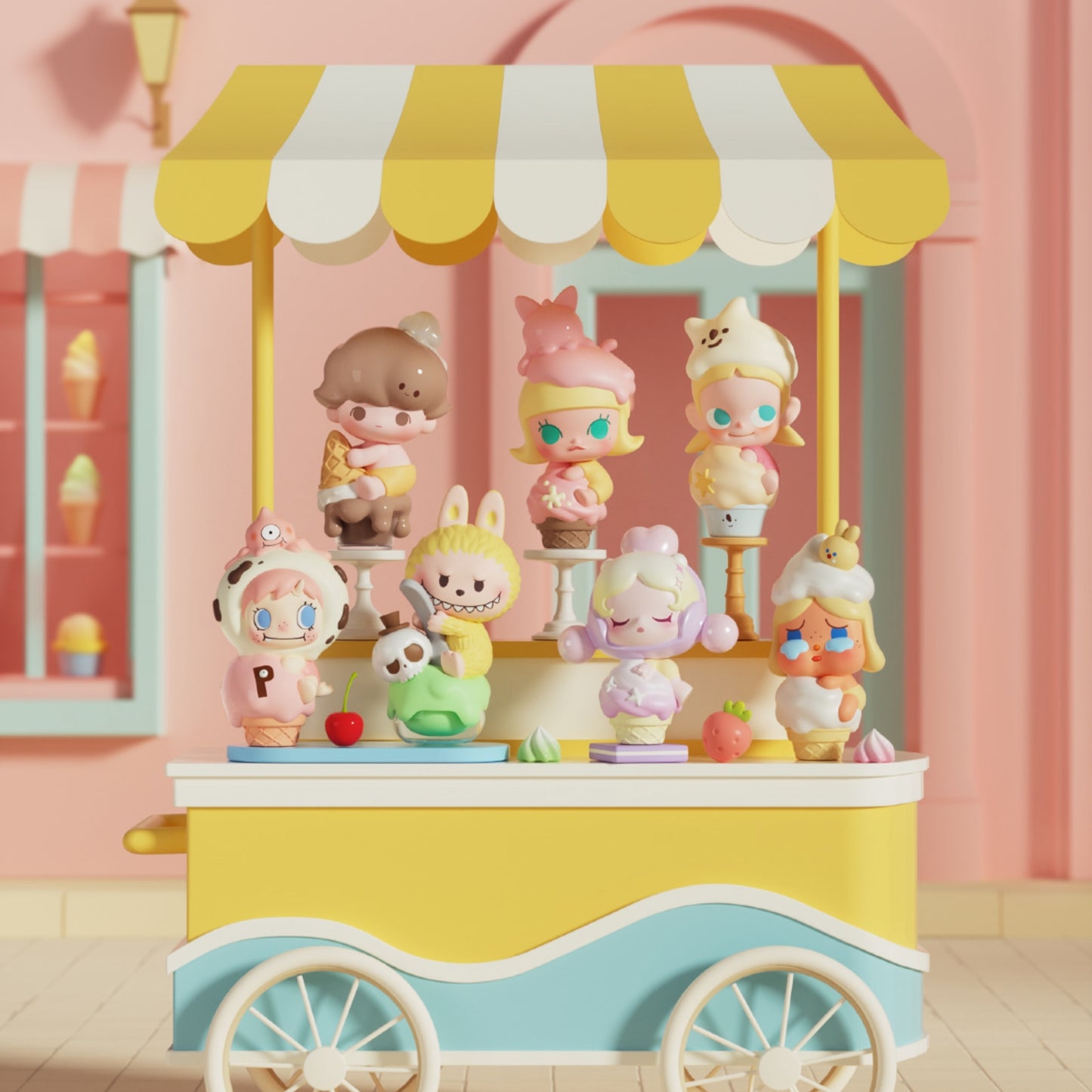 POP BEAN Ice Cream Cone Mini Bean Set