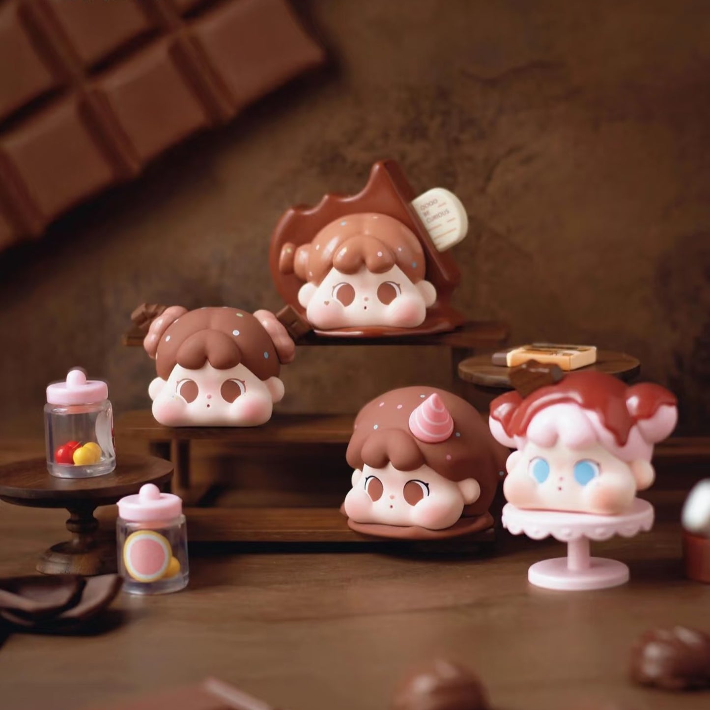 QOQO MINI FACE-Chocolate Season Series