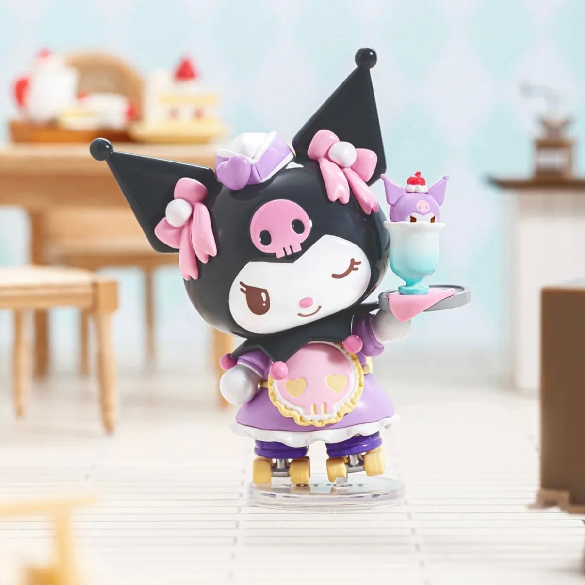 Sanrio characters Roller Skating Restaurant Series Figures Blind Box