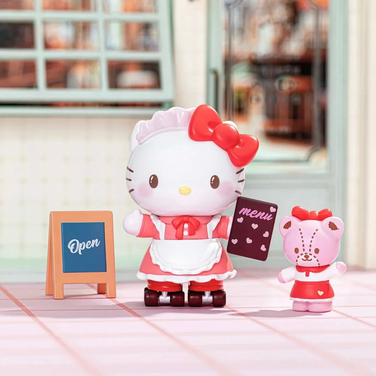 Sanrio characters Roller Skating Restaurant Series Figures Blind Box