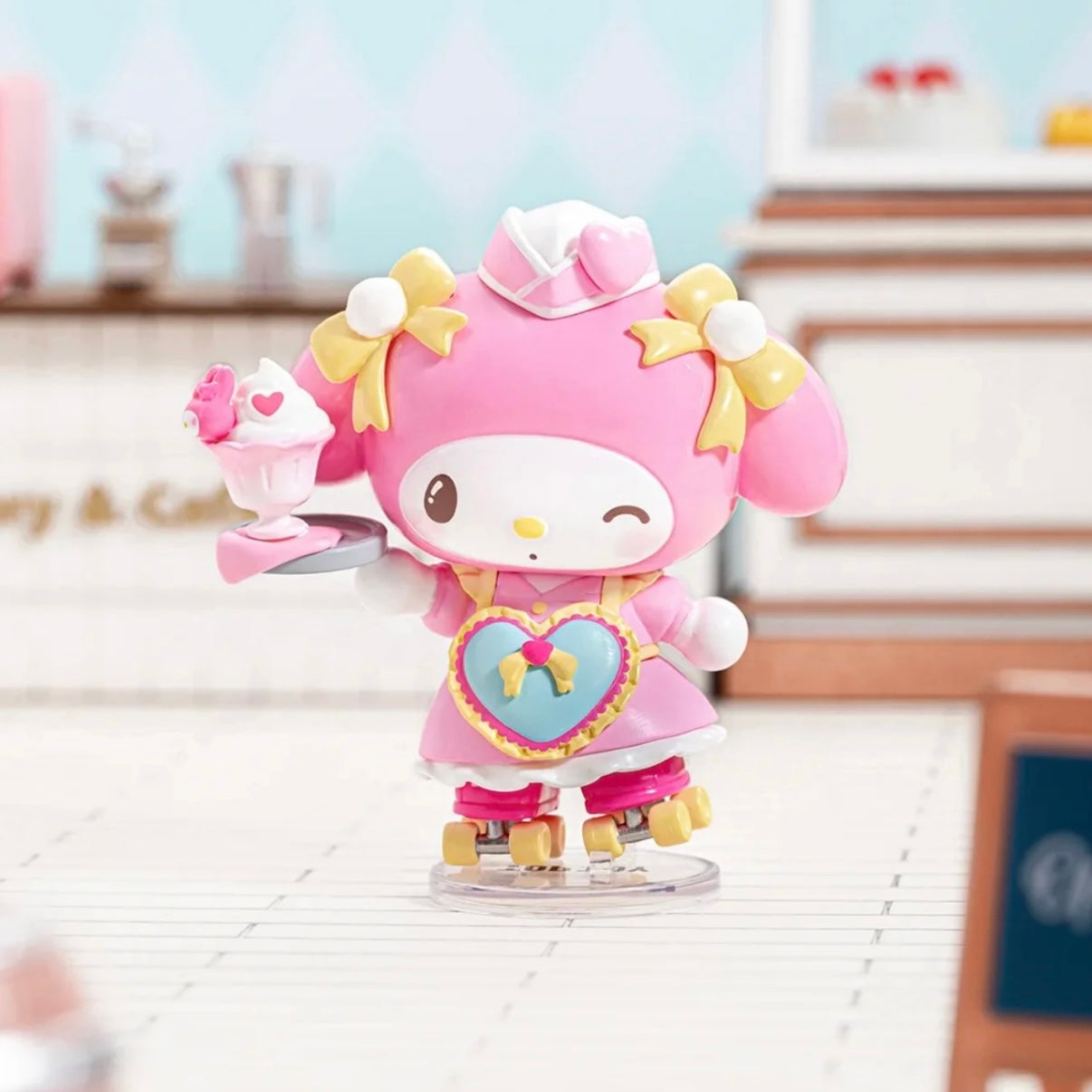 Sanrio characters Roller Skating Restaurant Series Figures Blind Box