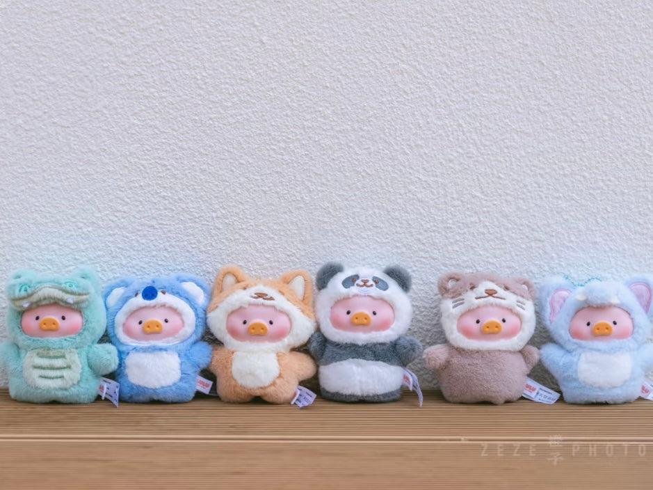 Lulu the Piggy Animal Party -Puppet Show PVC Face Plush Keychain Series Blind Box