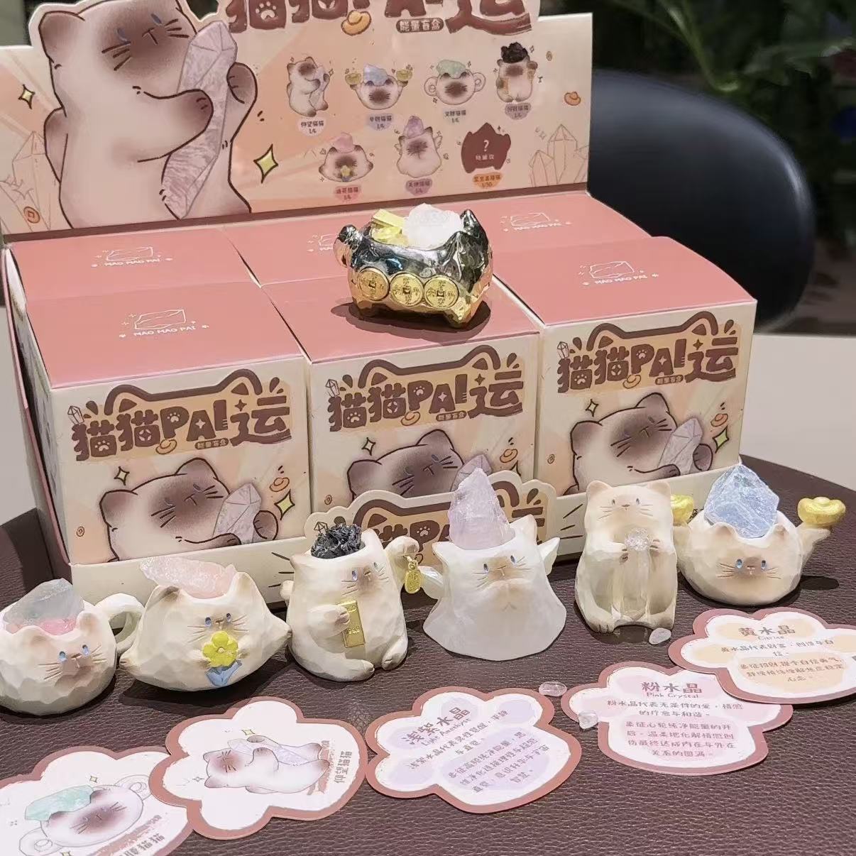 Cute Siamese Cat  Crystal Series Blind Box