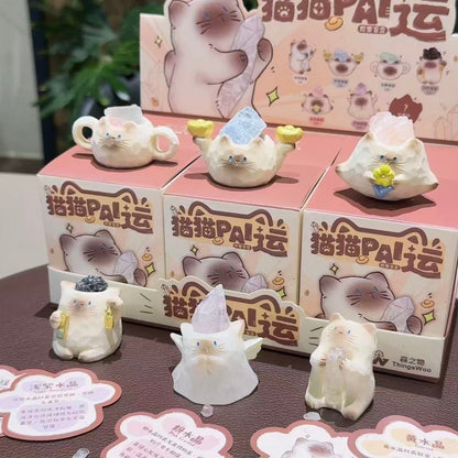 Cute Siamese Cat  Crystal Series Blind Box
