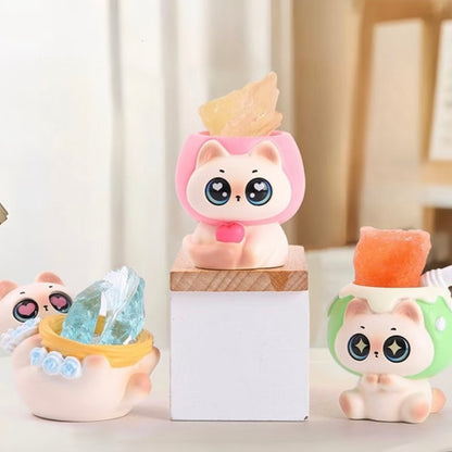 Emotional Siamese Cat Energy Crystal Series Blind Box