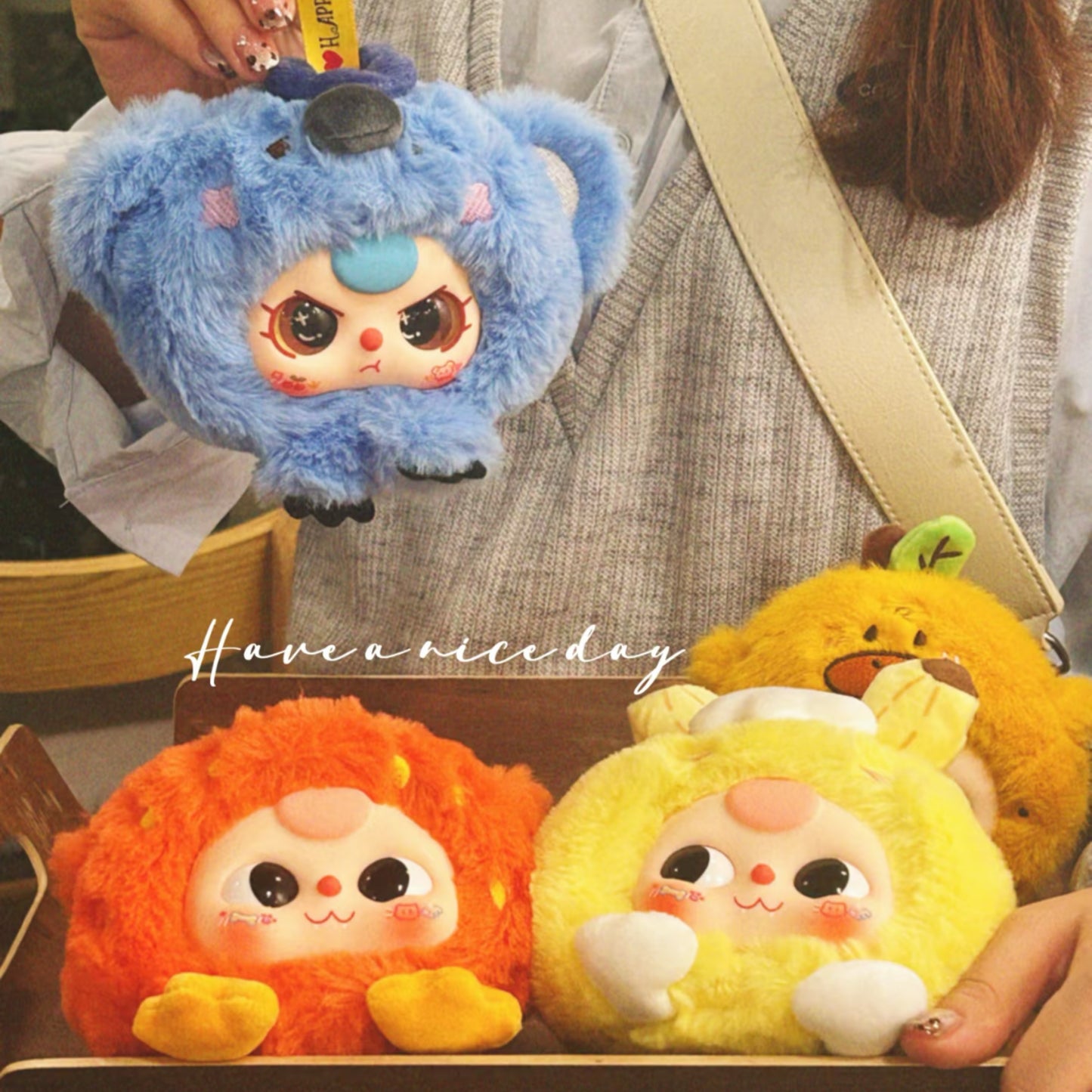 Baby Three Fruit Cute Thing Out Plush Series Blind Box