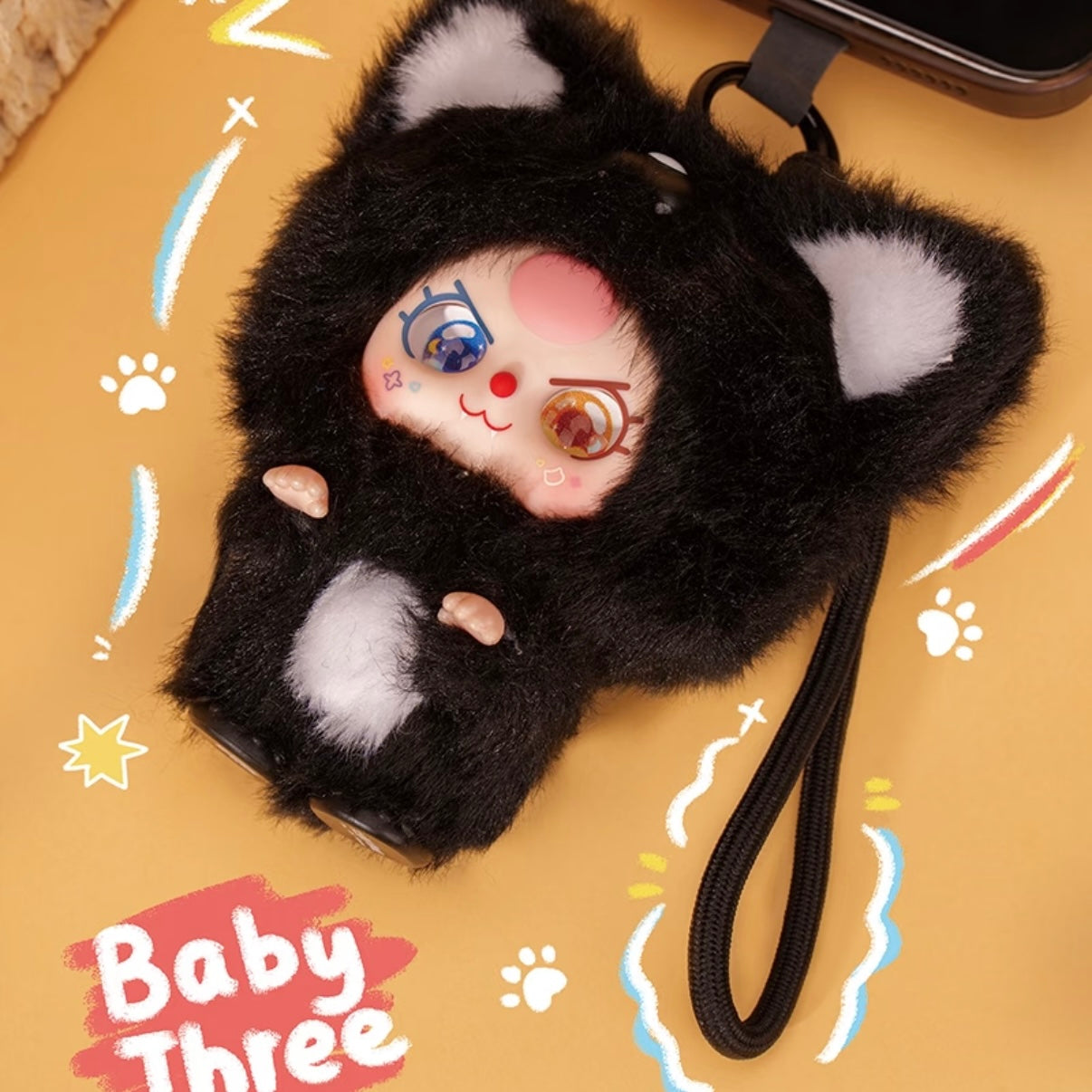 Baby Three Mini Hug Series-Vinyl Plush Pendant Surprise Box