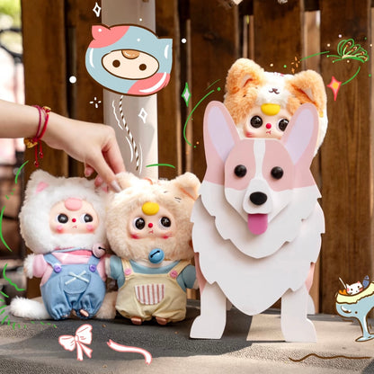 Baby Three-Cat Wardrobe Plush Blind Box