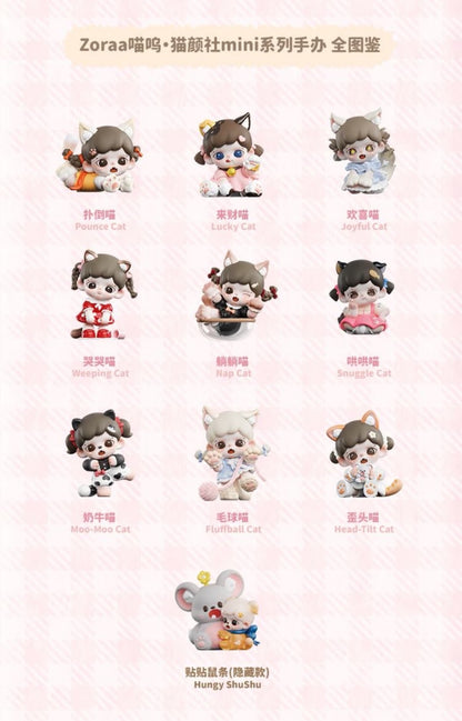 Baby Zoraa Meow Cat Face Series Mini Series Blind Box