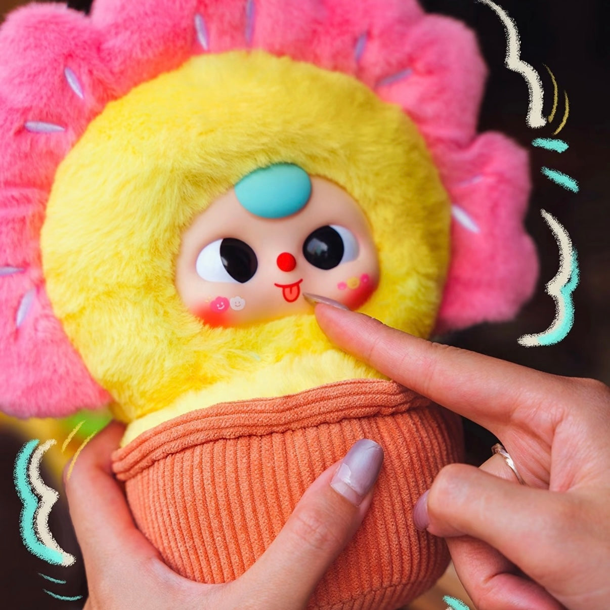 Baby Three- A Pot of Little Flower Plush Series Blind Box