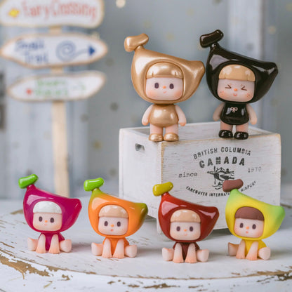 Buer Banana Hi Friends Series Mini Bean Blind Box