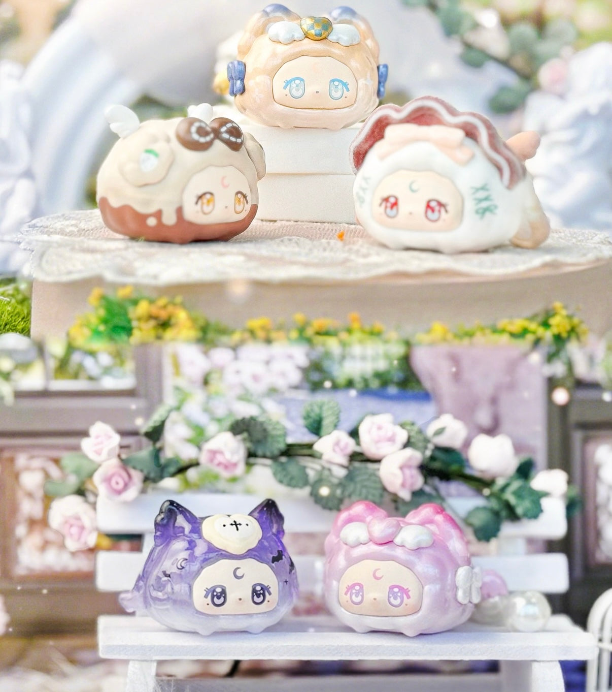 Bunny Waltz of The Rose Mini Bean Blind Box