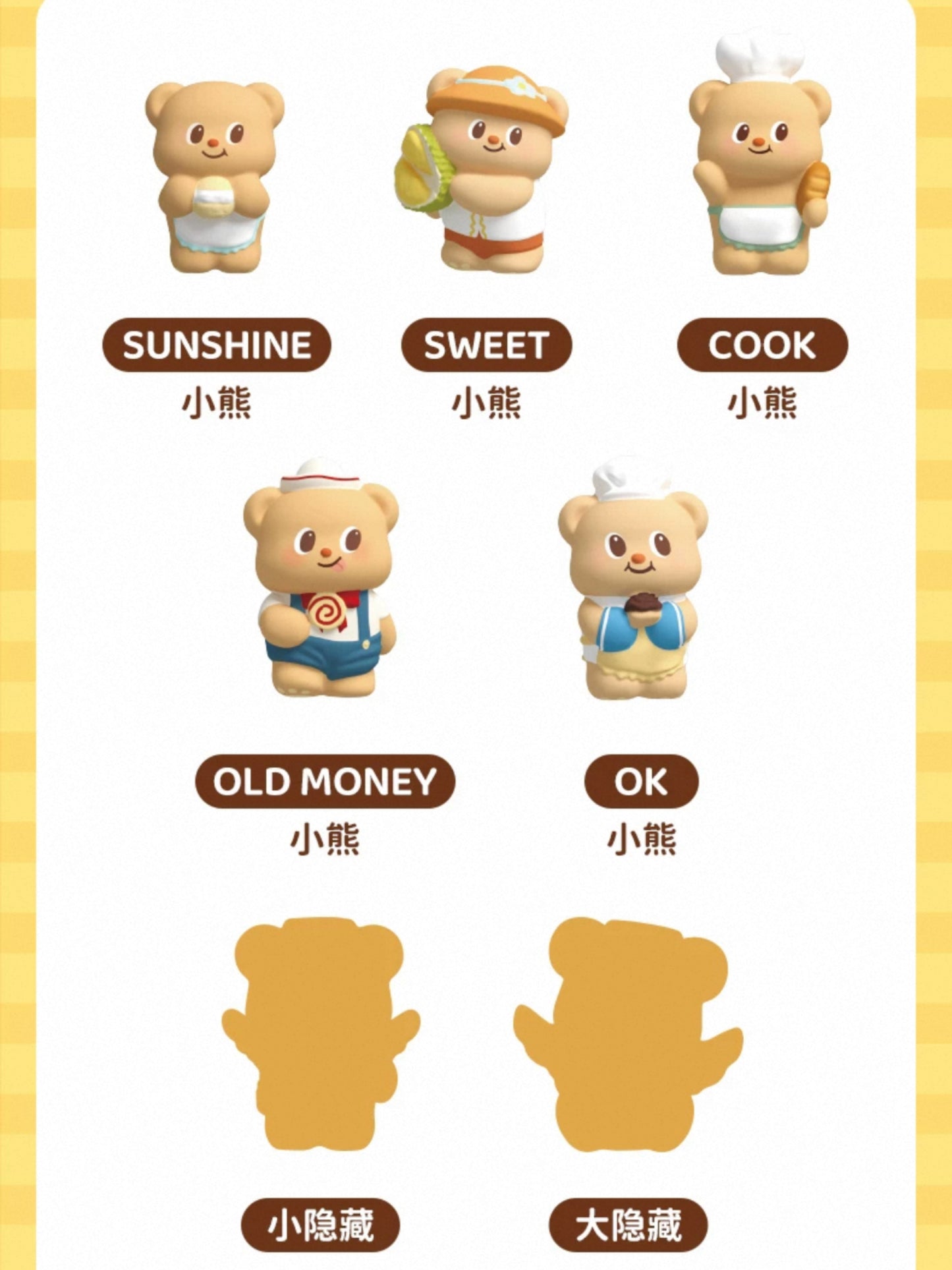 Butterbear Dessert Series Pinch Squeezer Series Blind Box