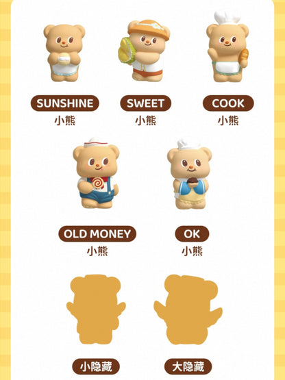 Butterbear Dessert Series Pinch Squeezer Series Blind Box