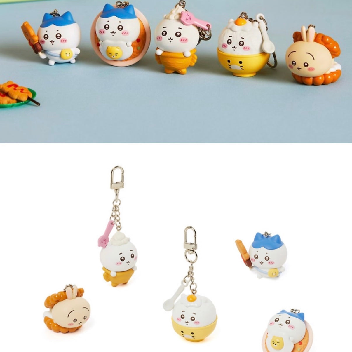 Chiikawa X Kakaofriends Figure Keyring