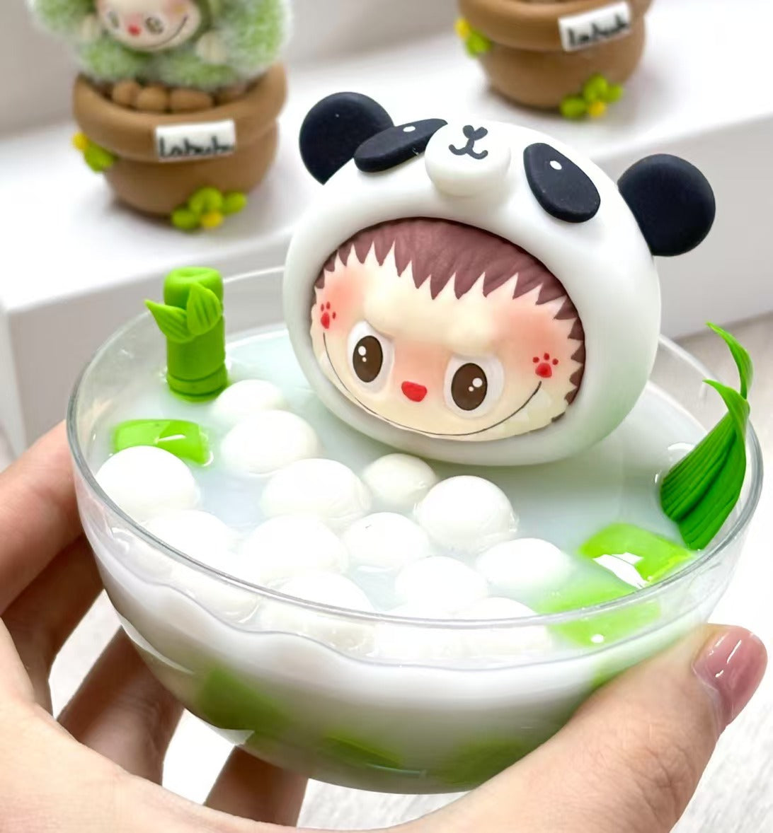 Clay Handmade Labubu & Ozai Limited Figure