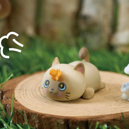 【4boxes】Curious Play Cat Diary Mini Bean Series Blind Box