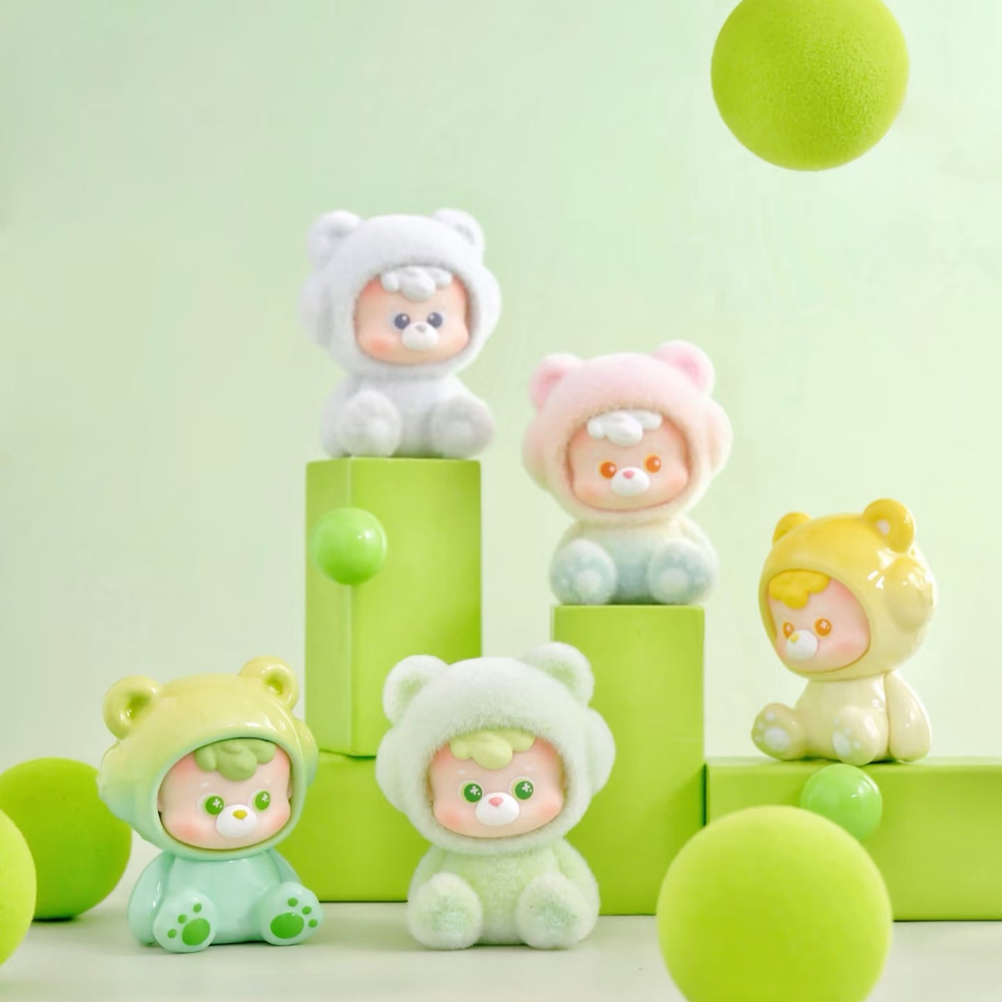 【2boxes】DiuDiu Be Your BB Bears Series Blind Box