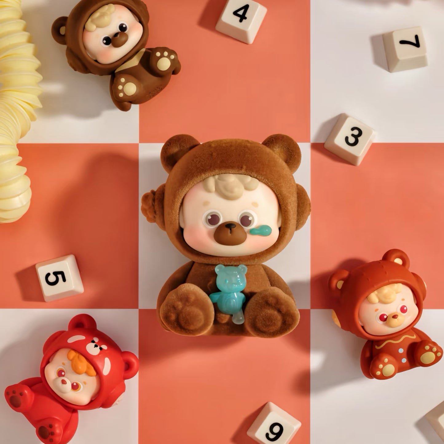 【2boxes】DiuDiu Be Your BB Bears Series Blind Box