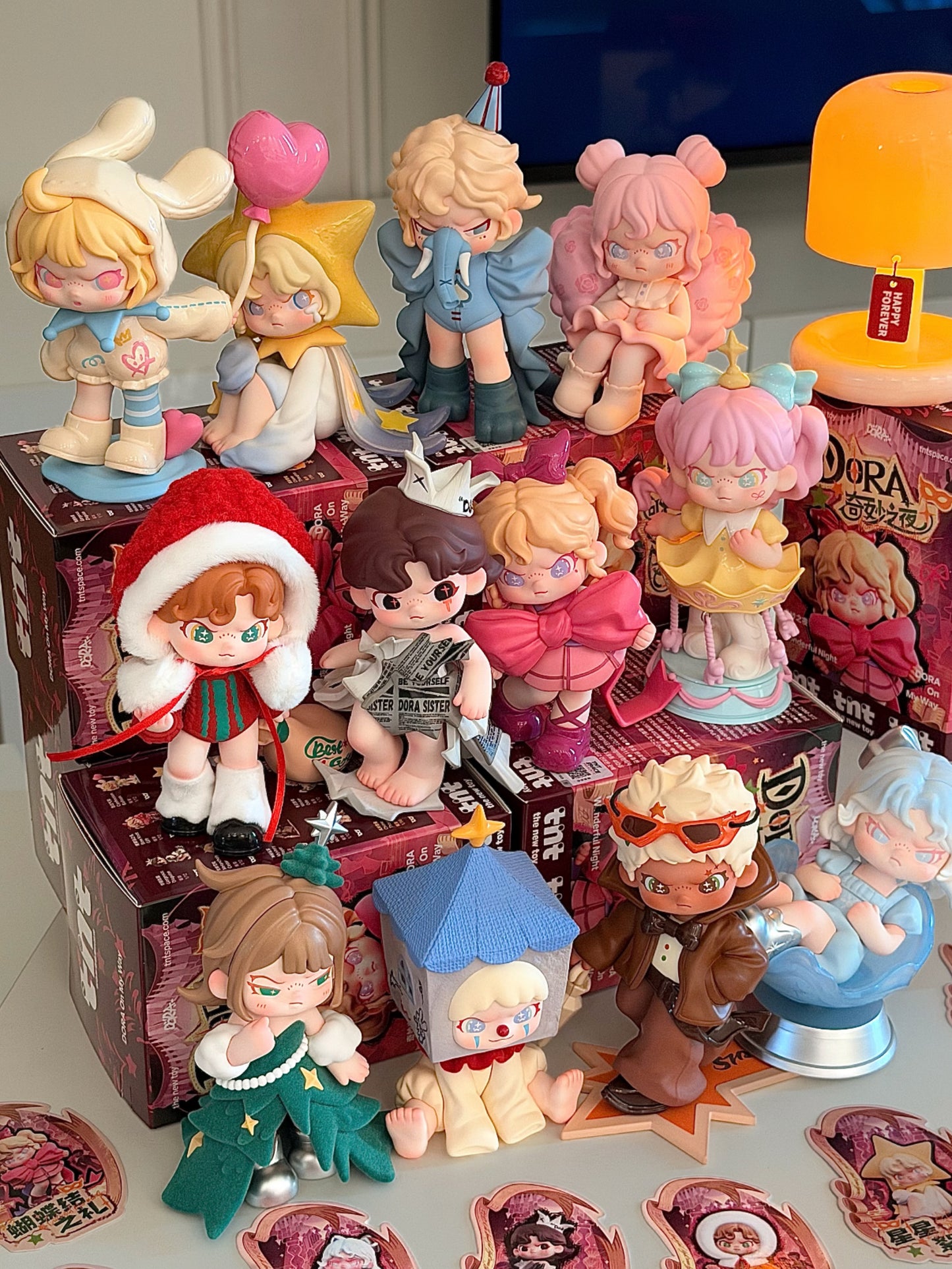 Dora The Wonderful Night Series PVC Toy Collection