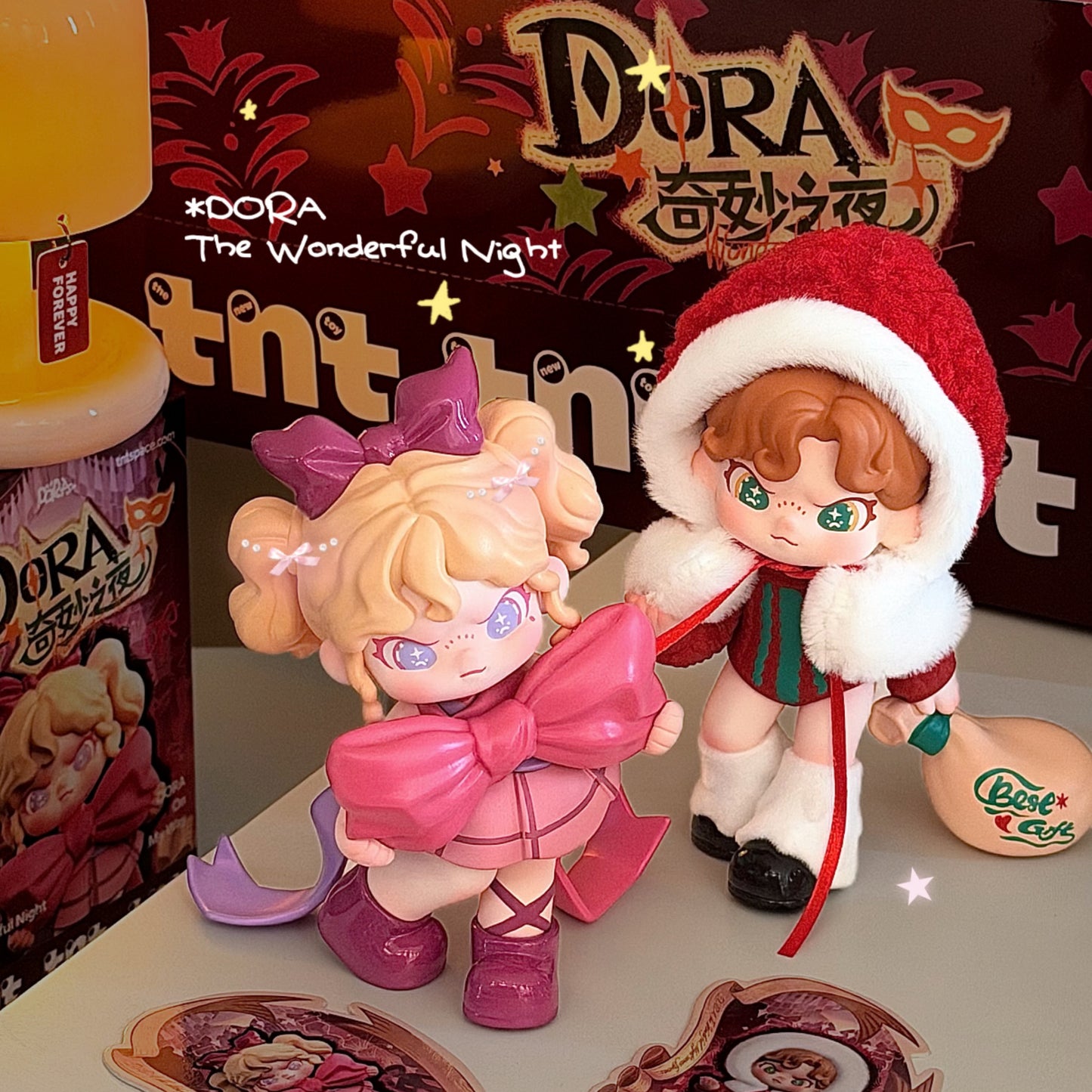 Dora The Wonderful Night Series PVC Toy Collection