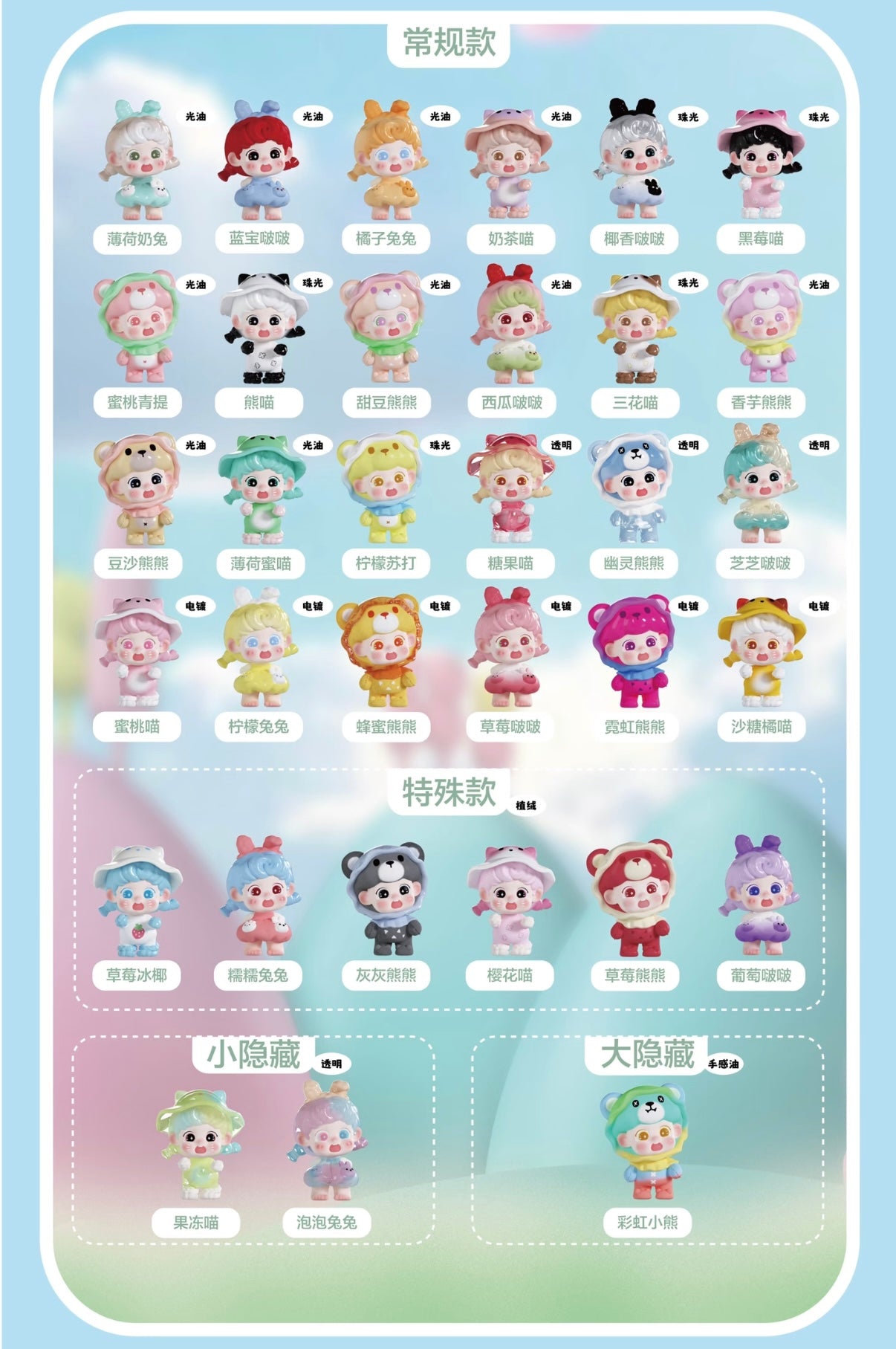 DunDun-Forest Sweetheart Series mini bean