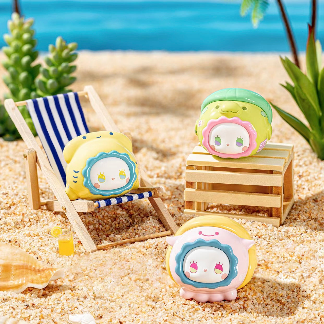 【3boxes】Emma Bubble Ocean Mini Bean Blind Box