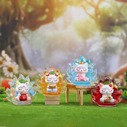 Good Omen Flowing Sand Nine Tailed Fox Series Blind Box