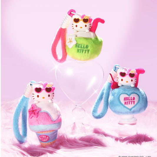 HeIIo Kitty Summer Holiday Series Plush Pendant