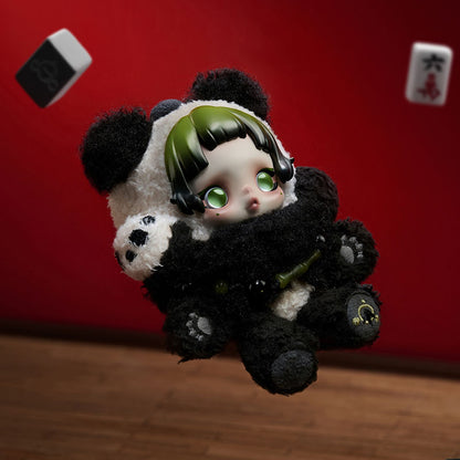 Lady Panda Plush Skullpanda Hanging Card