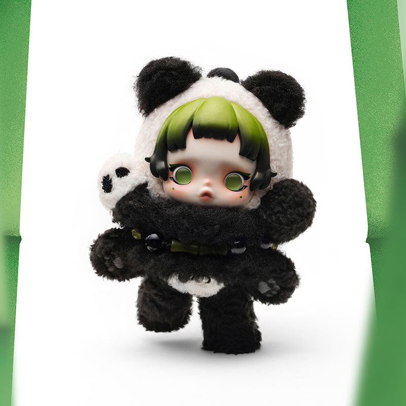 Lady Panda Plush Skullpanda Hanging Card