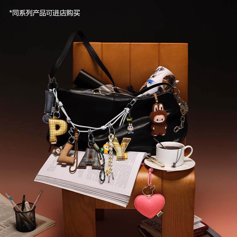 The Monster Labubu Letter Pendant Pin for Love Series Blind Box