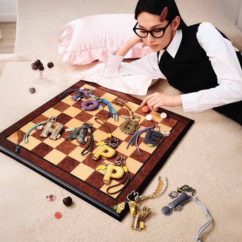 The Monster Labubu Letter Pendant Pin for Love Series Blind Box