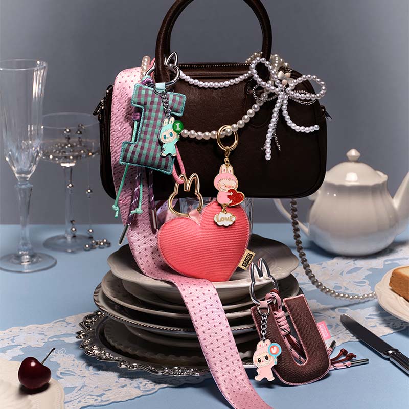 The Monster Labubu Letter Pendant Pin for Love Series Blind Box