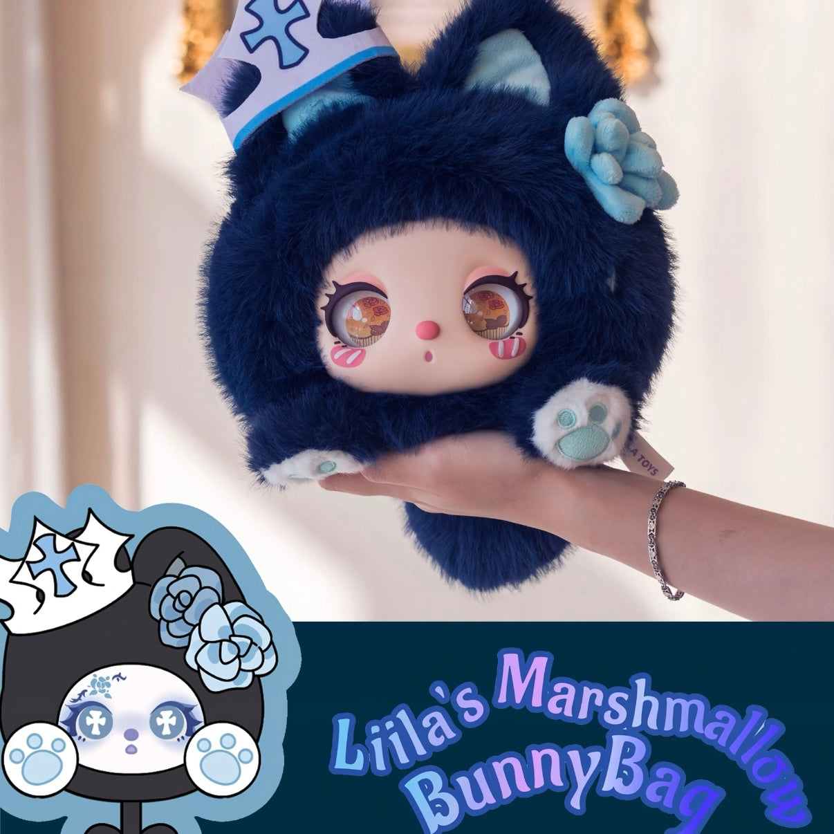 Liila's Marshmallow Bunnybag Series Plush Pendant