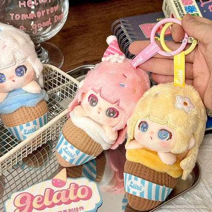 Liita Rainbow Cone Series Plush Keychain Blind Box