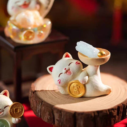 【2boxes】Lucky Cat Crystal Fragrant Stone Blind Box