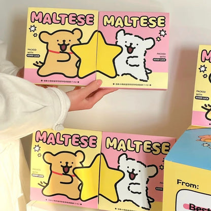 Maltese Packed with Luck Series Plush Pendant