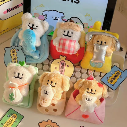 Maltese Packed with Luck Series Plush Pendant