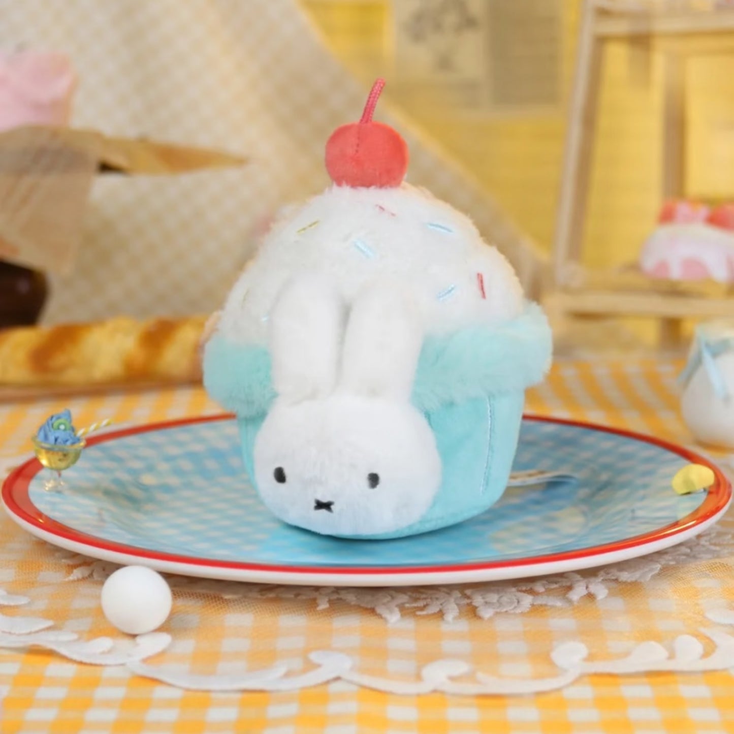 Miffy Food Workshop Plush Pendant