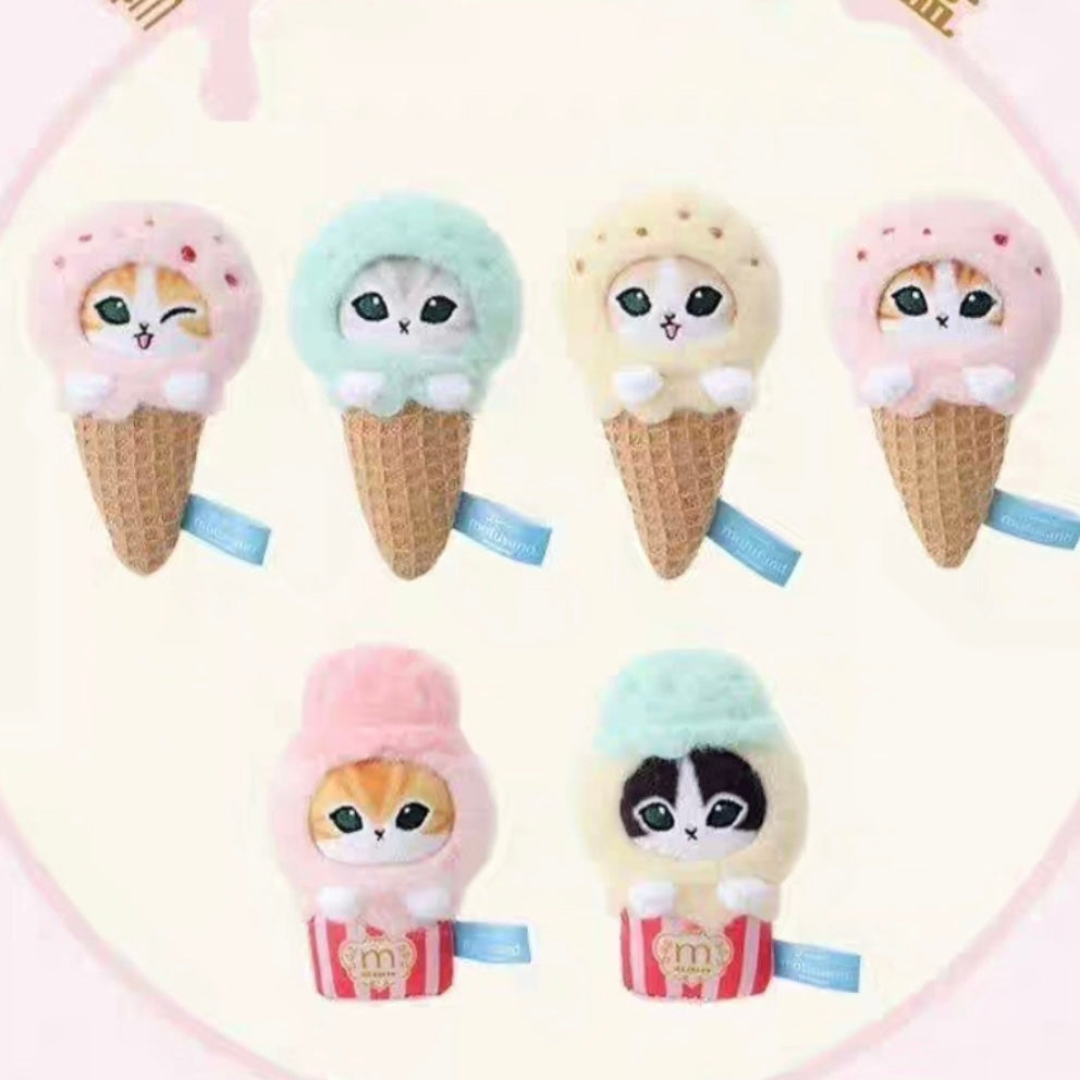 Mofusand Ice Cream Cone Series Plush Magnet