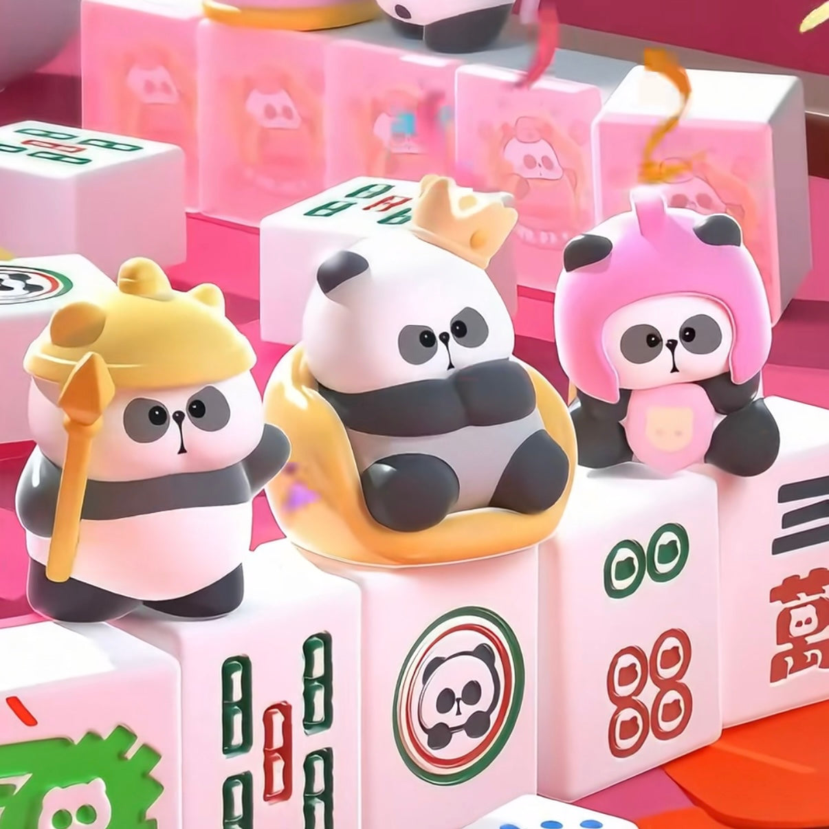 Mr.Pa Over Flowing Peach Luck Series PVC Toy Collection
