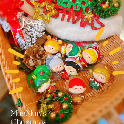 MunMun's Christmas Mini Bean Series Blind Box【2boxes】